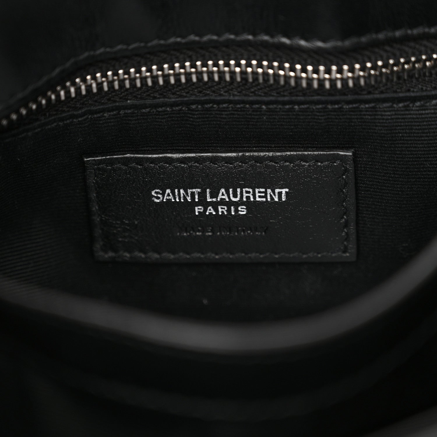 Saint Laurent Calfskin Y Quilted Monogram Toy Loulou Crossbody Bag Black 6 of 10