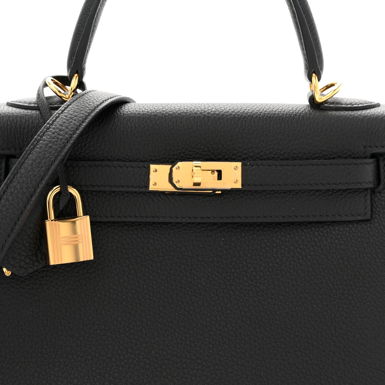 Hermes Togo Kelly Retourne 25 Black 8 of 11