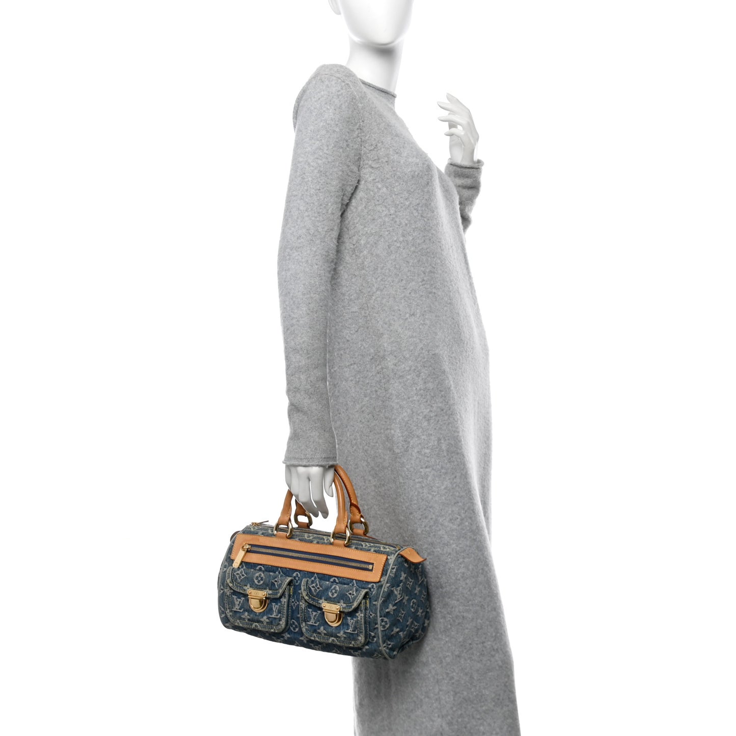 Monogram Denim Neo Speedy Blue