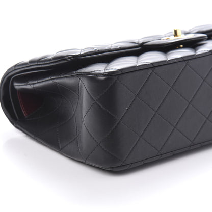 Chanel Lambskin Quilted Jumbo Double Flap Black 6 of 10