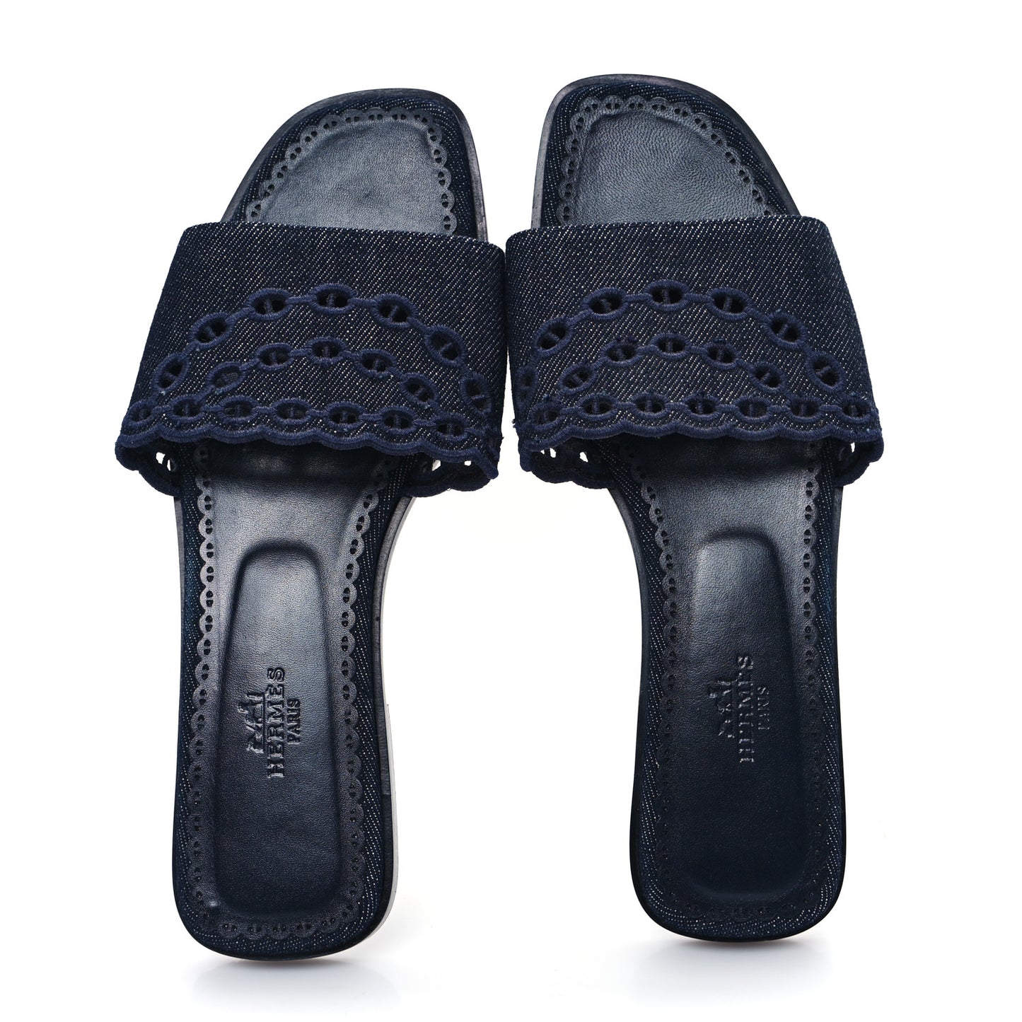 Denim Chaine d'Ancre Gaelle Sandals 38.5 Blue