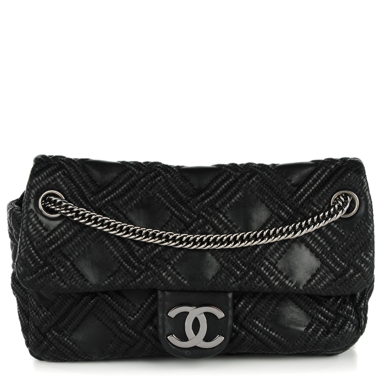 Chanel Lambskin Walk Of Fame Flap Black 1 of 8