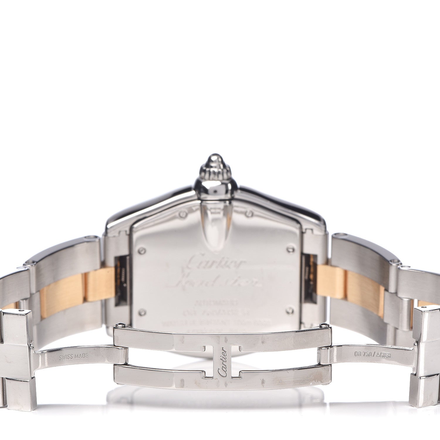 Cartier Stainless Steel 18K Yellow Gold 37mm Roadster Automatic Watch 5 of 6