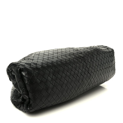 Bottega Veneta Nappa Maxi Intreccio The Pouch Oversized Clutch Black 4 of 11