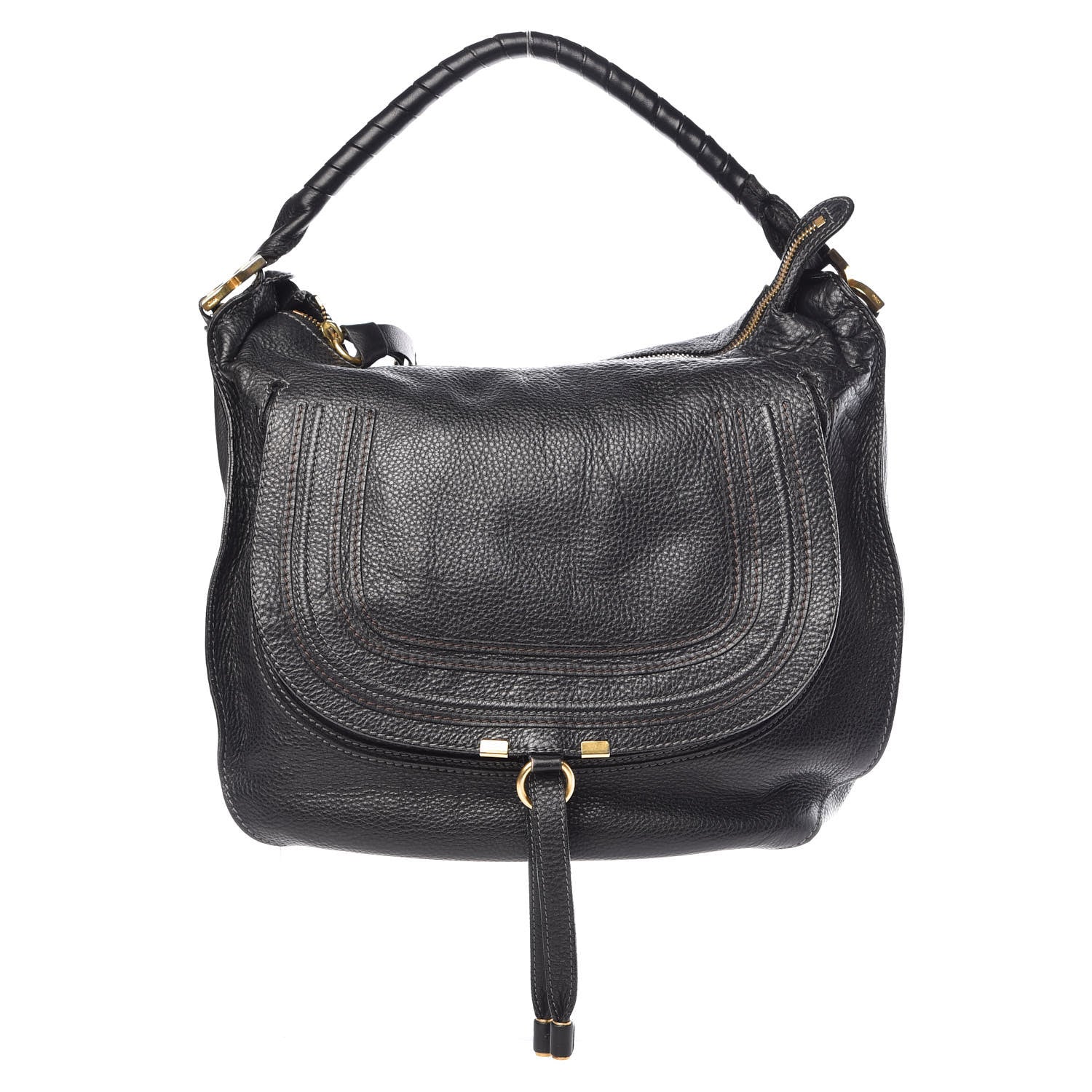 Chloe Calfskin Large Marcie Hobo Black 1 of 17