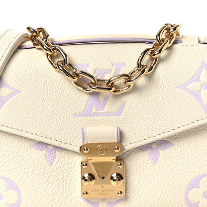 Louis Vuitton Empreinte Monogram Giant Pochette Metis East West Latte Bubble Tea 7 of 12