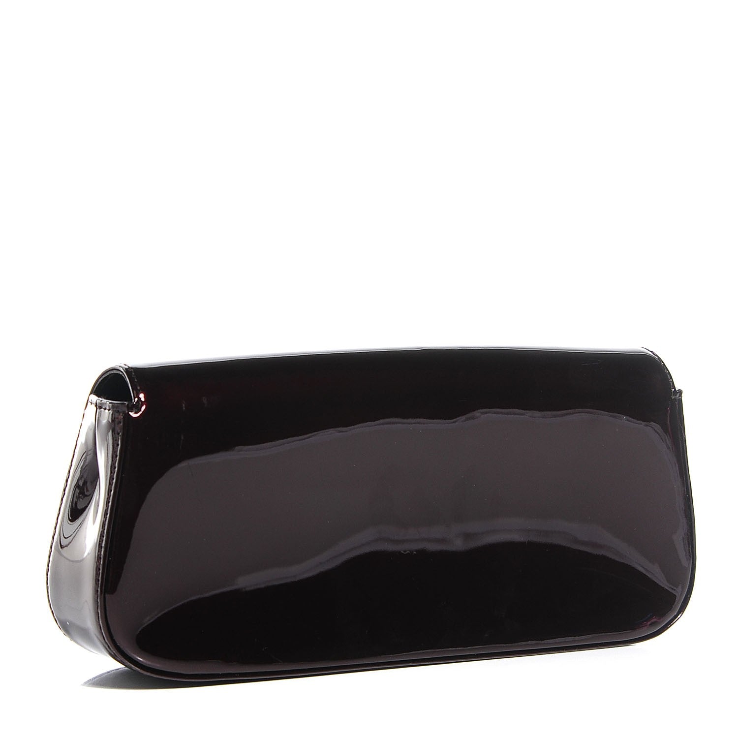 Louis Vuitton Patent Sobe Clutch Amarante 3 of 7