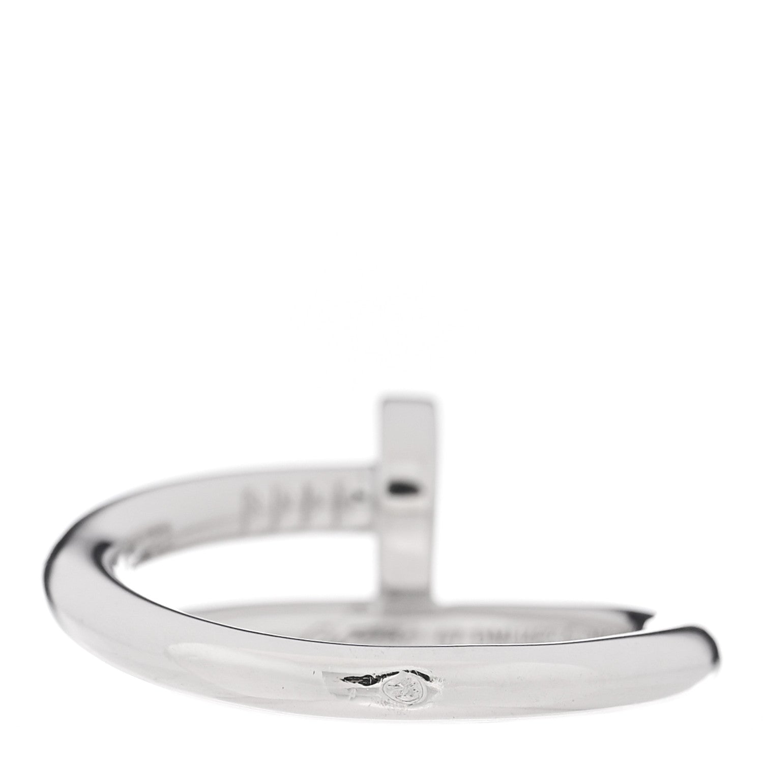 Cartier 18K White Gold Juste Un Clou Ring 57 8 3 of 5