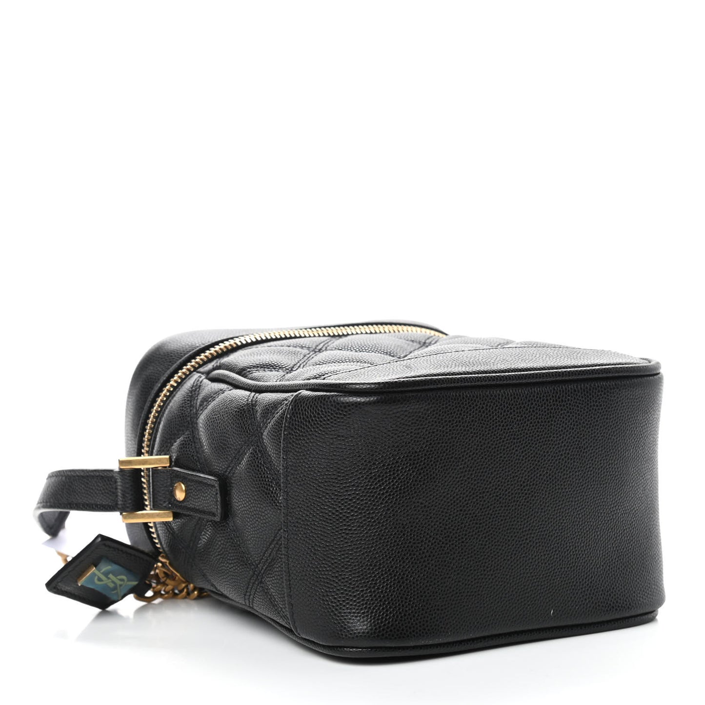 Grain de Poudre Quilted 80's Vanity Bag Black