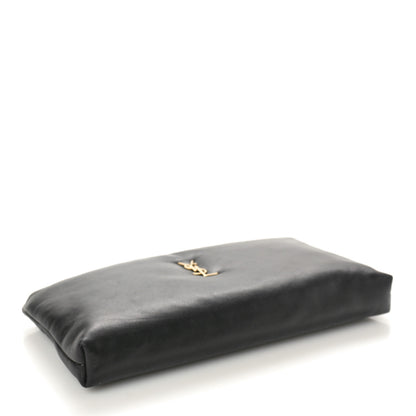 Saint Laurent Lambskin Long Calypso Pouch Black 4 of 7