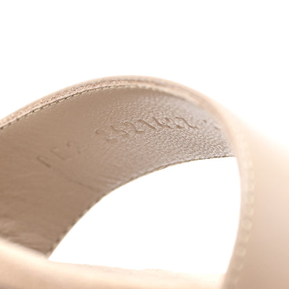 Hermes Suede Goatskin Nappa Bikini Sandals 38.5 Beige Sable 9 of 10