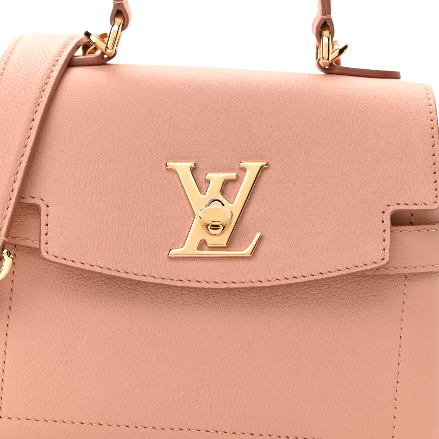 Louis Vuitton Calfskin Lockme Ever Mini Rose Trianon 6 of 9
