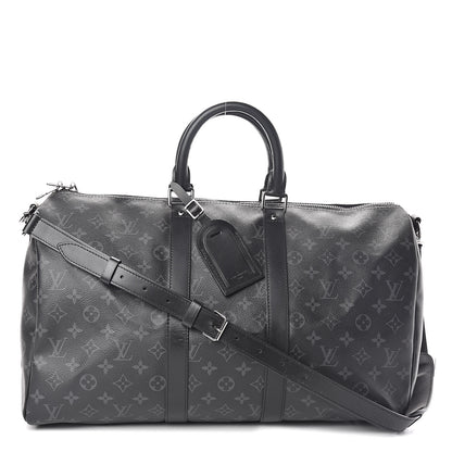 Louis Vuitton Monogram Eclipse Keepall Bandouliere 45 1 of 10