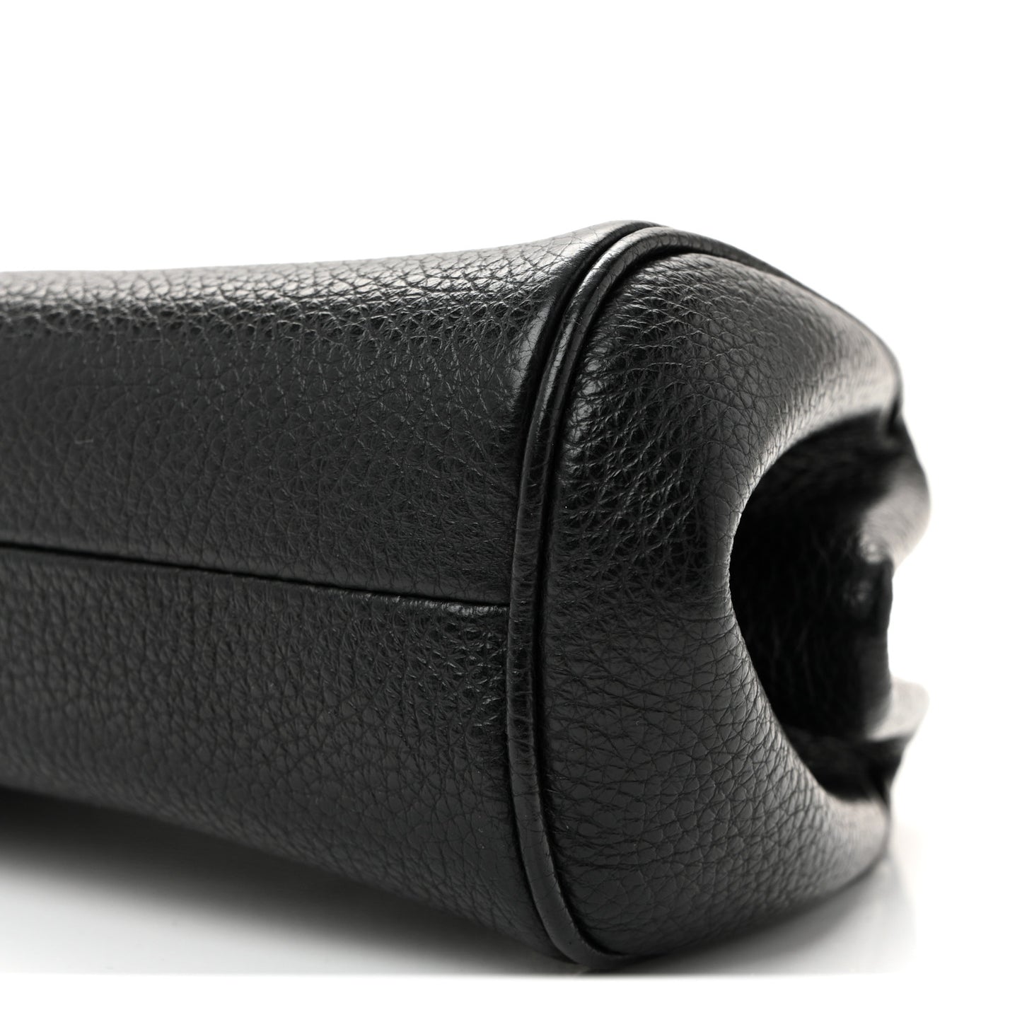 Calfskin Small Gancini Crossbody Black