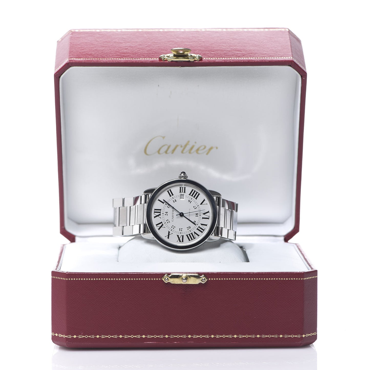 Stainless Steel 42mm Ronde Solo Automatic Watch