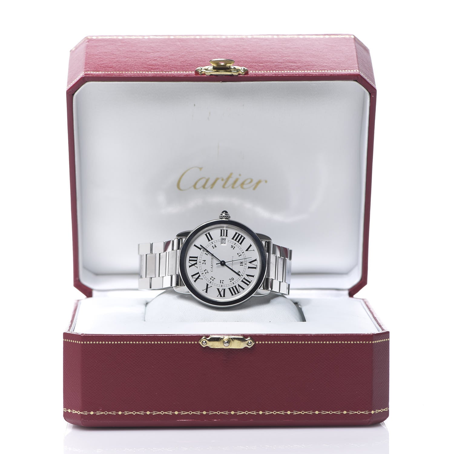 Cartier Stainless Steel 42mm Ronde Solo Automatic Watch 6 of 6