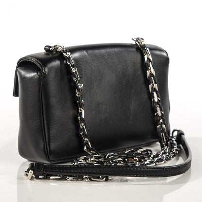 Fendi Nappa Mini Be Baguette Black 3 of 9