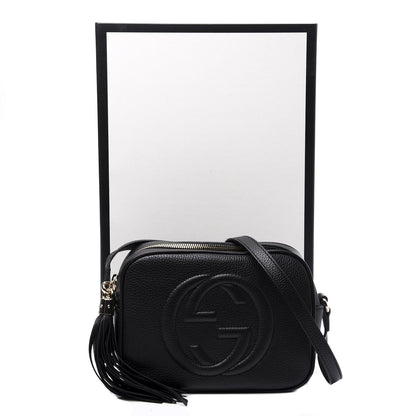 Gucci Pebbled Calfskin Small Soho Disco Bag Black 12 of 12