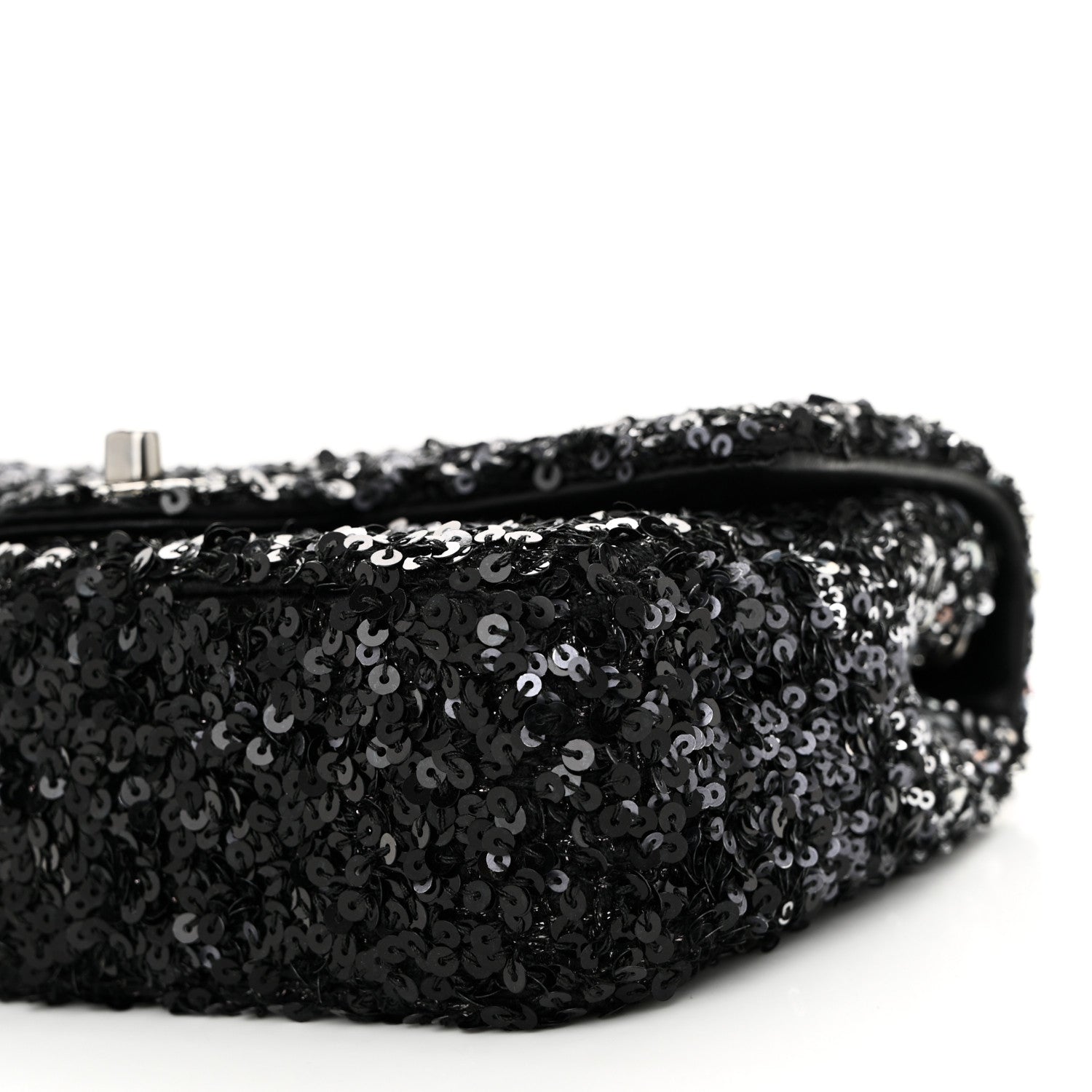 Chanel Shaded Sequins Mini Flap Black 10 of 11