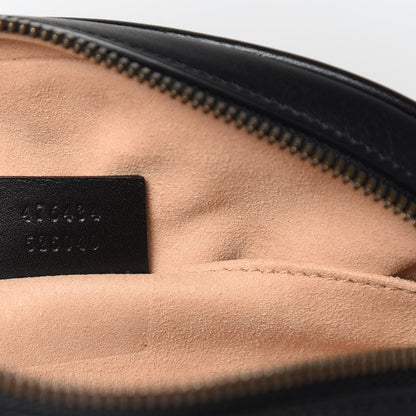 Gucci Calfskin Matelasse GG Marmont Belt Bag 85 34 Black 7 of 10
