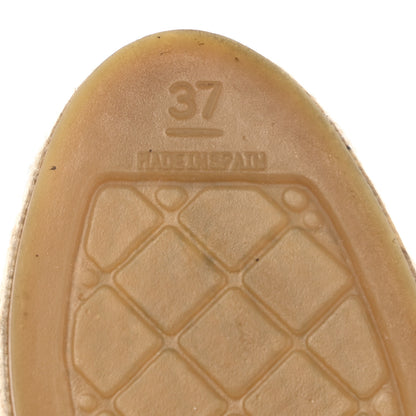 Chanel Lambskin CC Espadrilles 37 Black 9 of 10