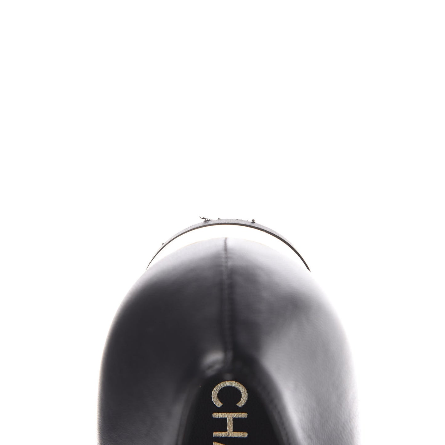 Lambskin CC Ballerina Flats 39 Black Beige