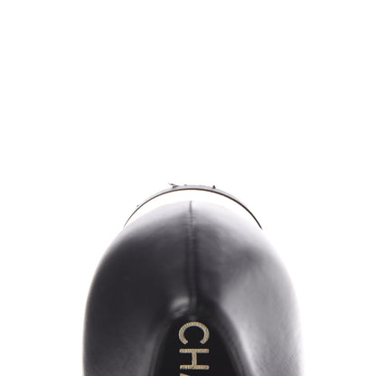 Chanel Lambskin CC Ballerina Flats 39 Black Beige 15 of 15