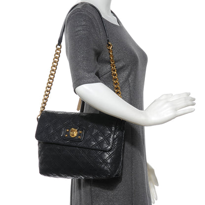 Marc Jacobs Leather Quilted The XL Single Flap Black 2 of 8