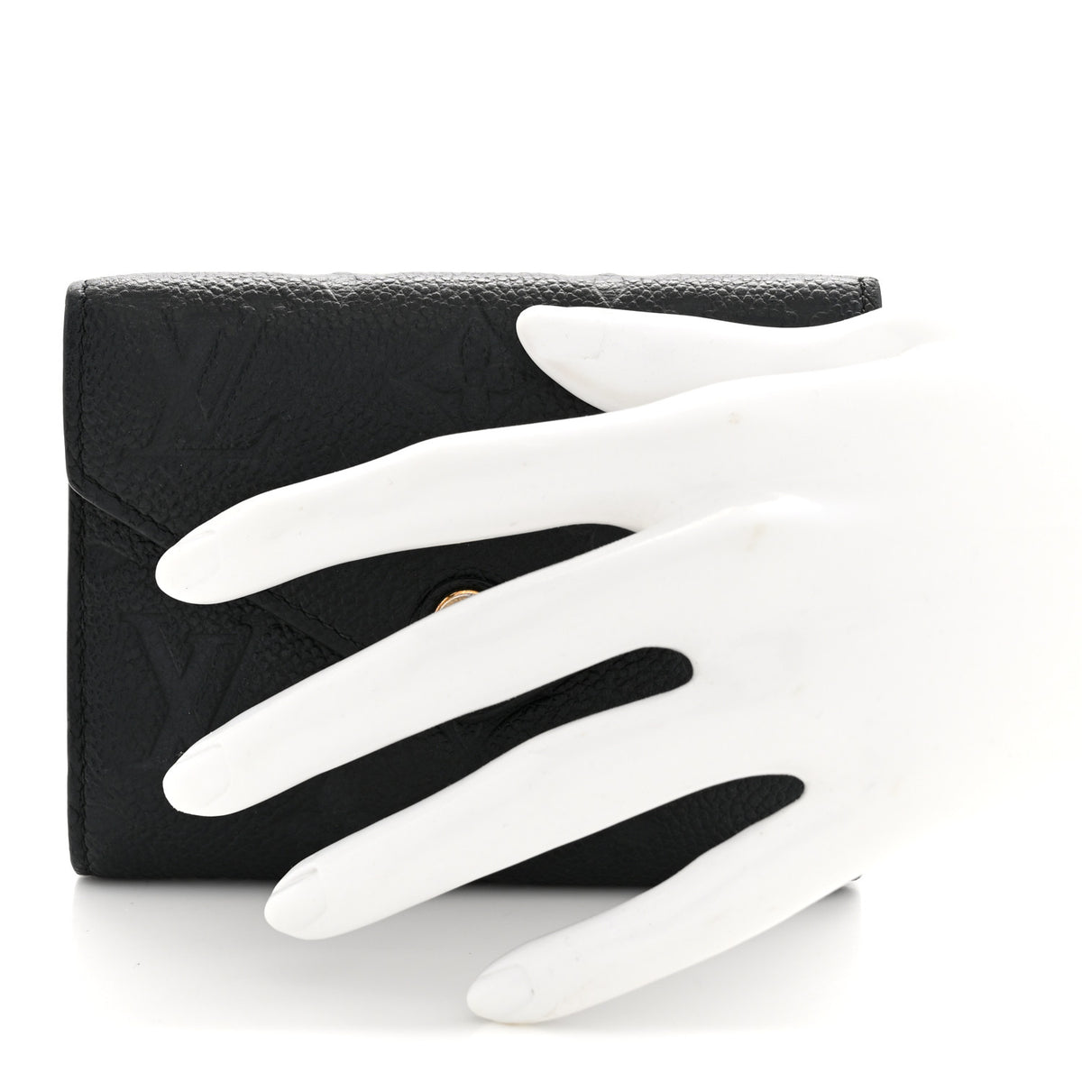 Louis Vuitton Empreinte Victorine Wallet Black 2 of 10