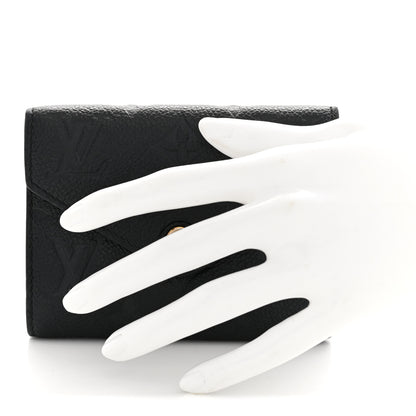 Louis Vuitton Empreinte Victorine Wallet Black 2 of 10
