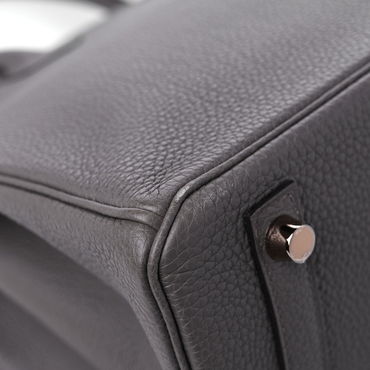 Hermes Togo Birkin 30 Etain 10 of 14