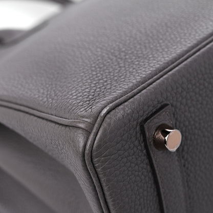 Hermes Togo Birkin 30 Etain 10 of 14