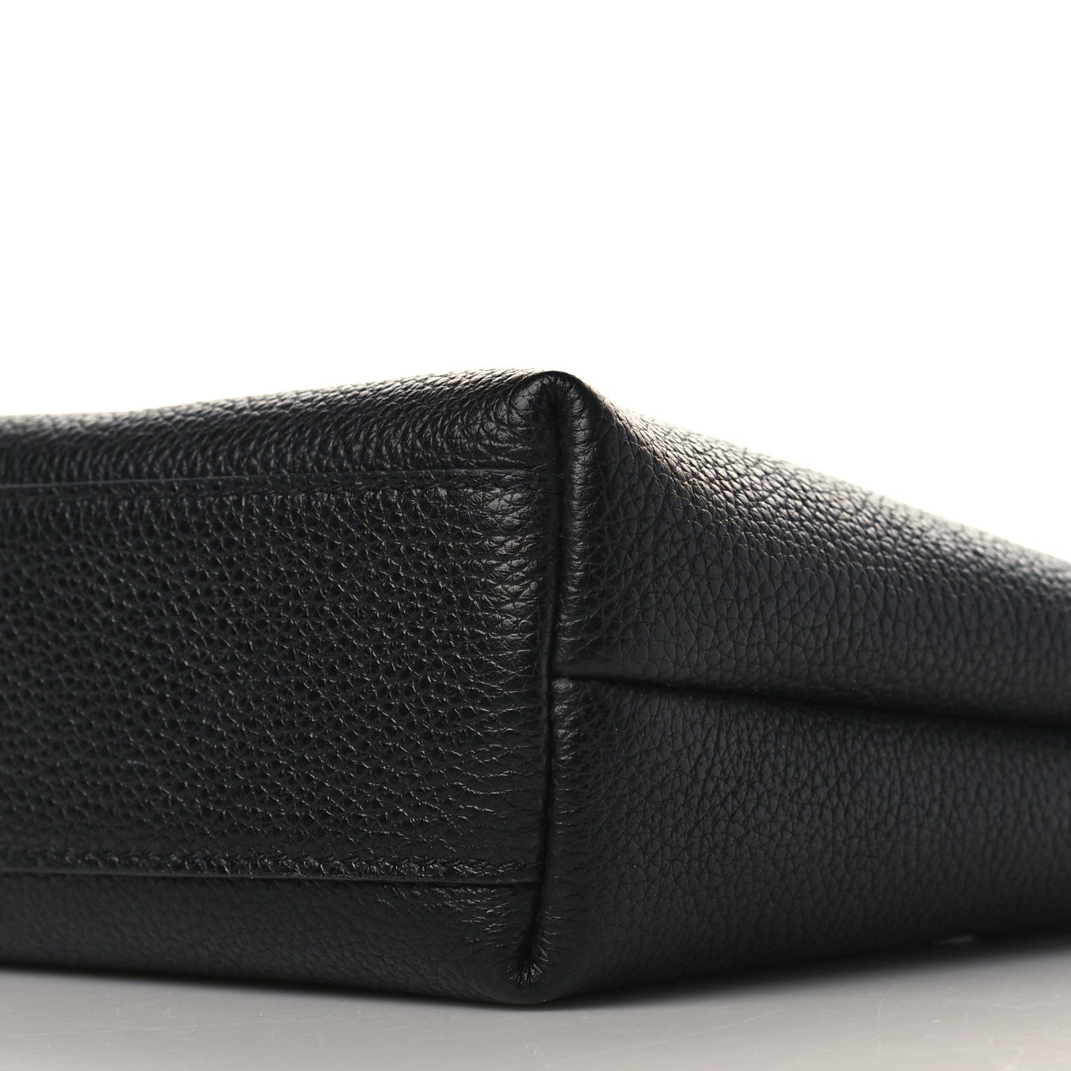 Salvatore Ferragamo Tumbled Calfskin Gancini Mini Bag Black 8 of 8