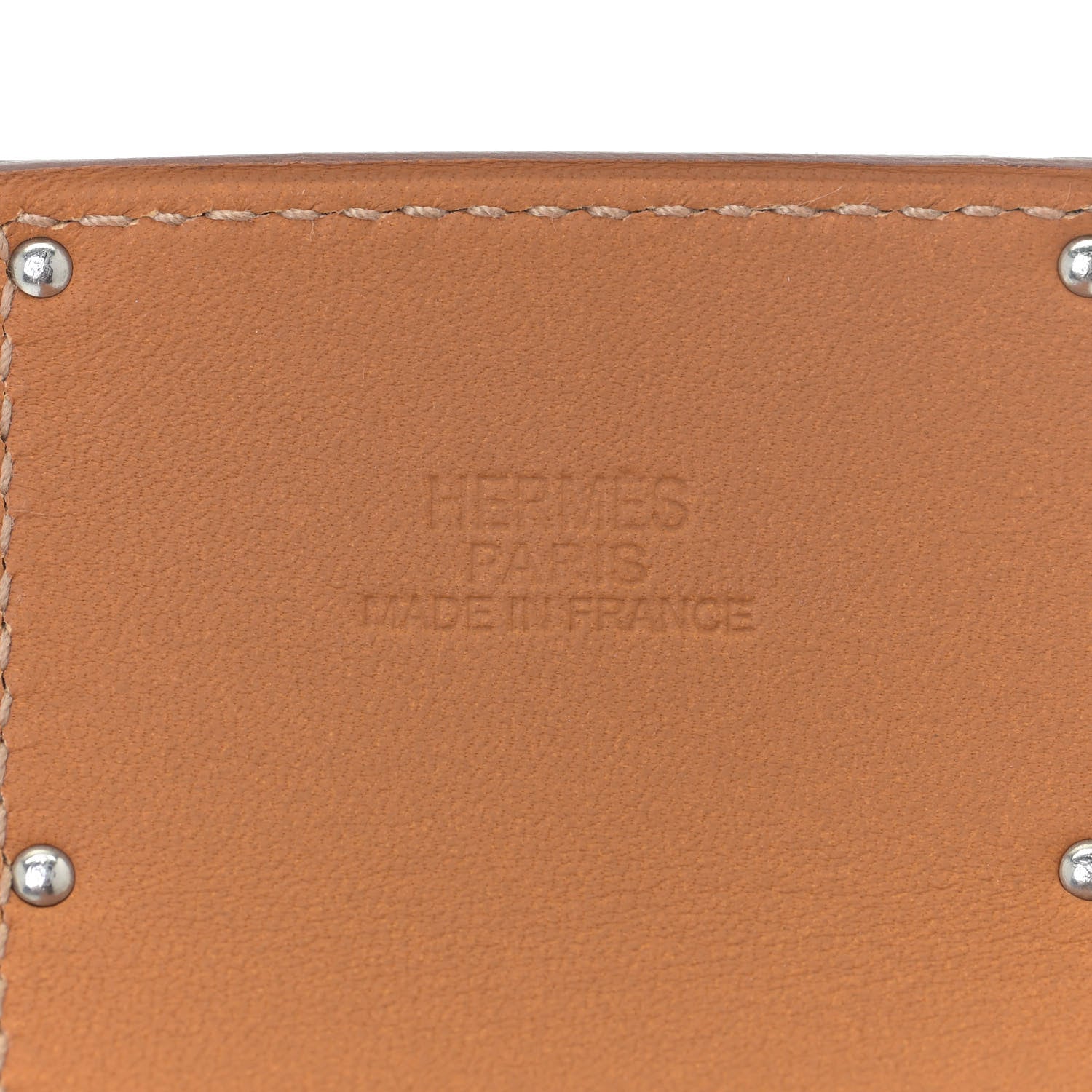 Hermes Barenia Kelly Extreme Dog Bracelet S Fauve 4 of 8
