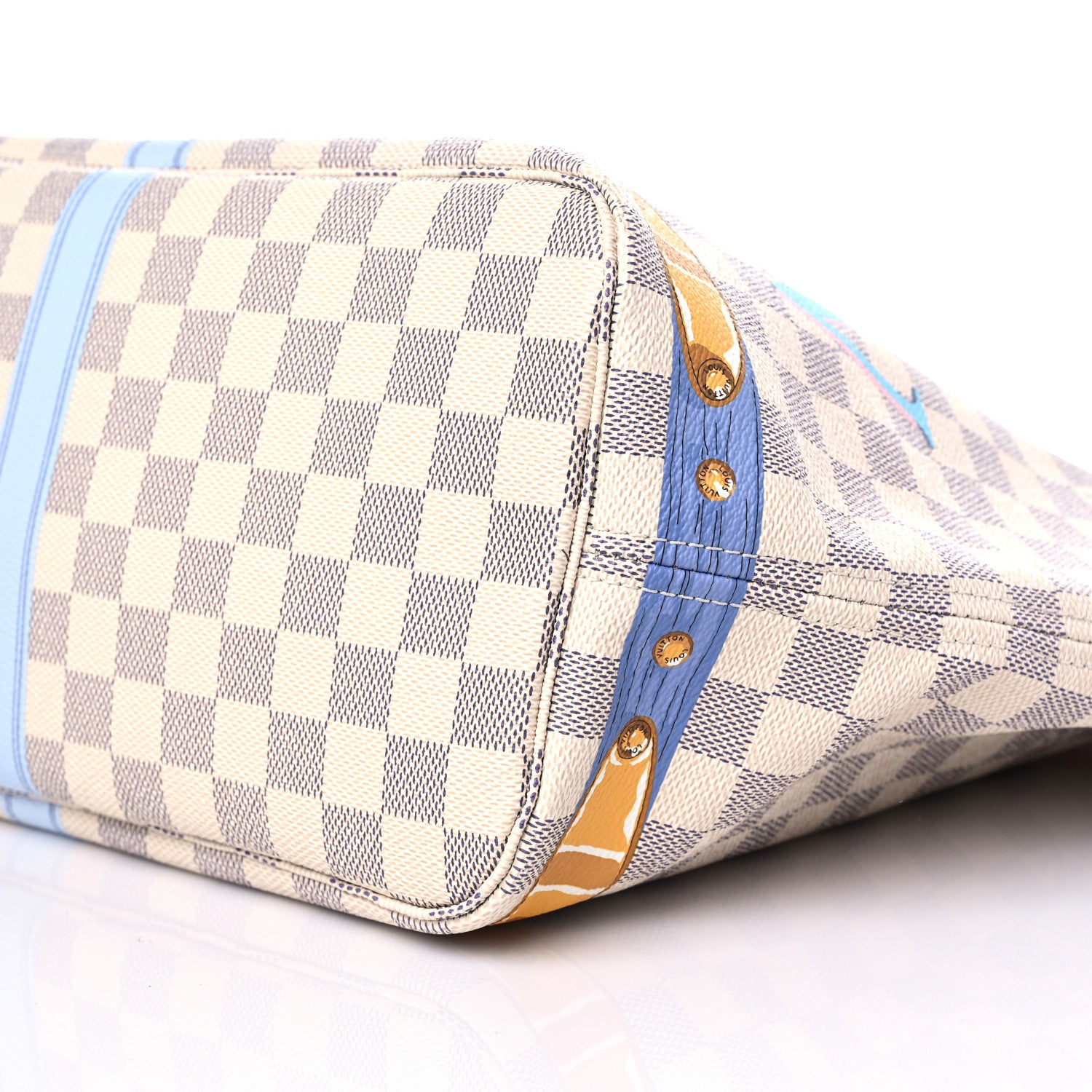 Louis Vuitton Damier Azur Summer Trunks Neo Neverfull MM 10 of 10