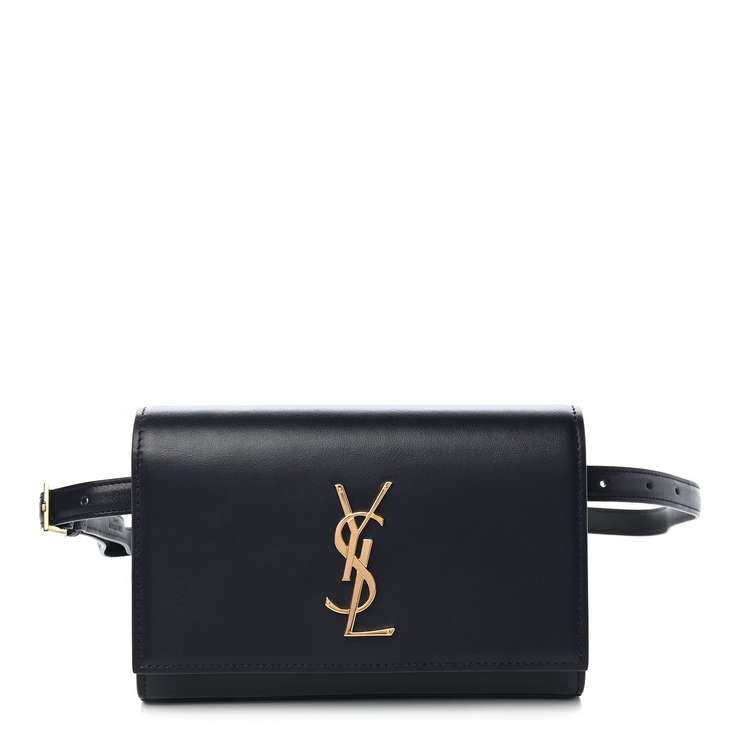 Saint Laurent Smooth Calfskin Monogram Kate Belt Bag Marine 1 of 8