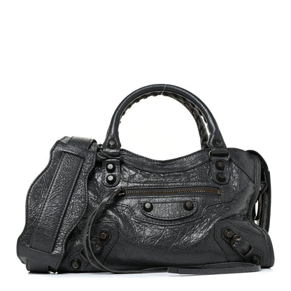 Balenciaga Agneau Classic Hardware Mini City Gris Fossile 1 of 9