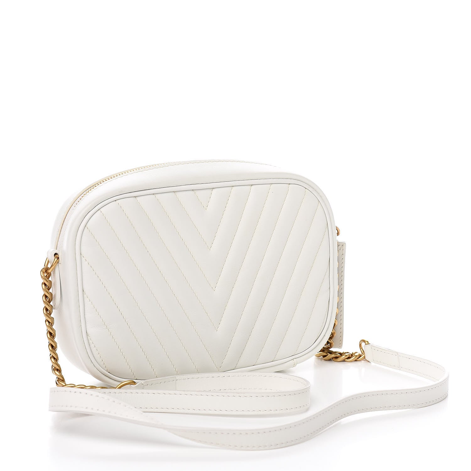 Louis Vuitton Calfskin New Wave Camera Bag White 3 of 11