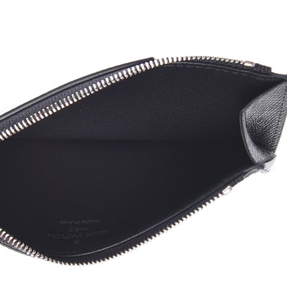 Louis Vuitton Taiga Coin Card Holder Black 5 of 6