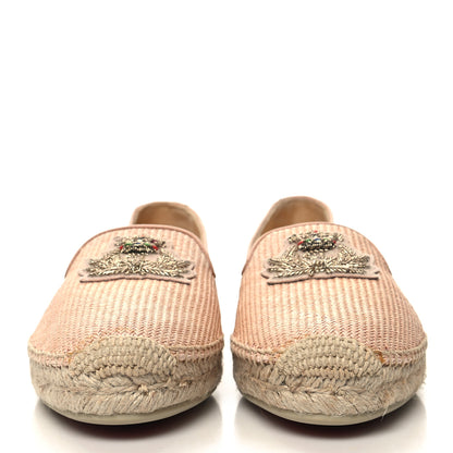Christian Louboutin Nanou Orlato Donna Espadrilles 39 Paille Croisette 2 of 10