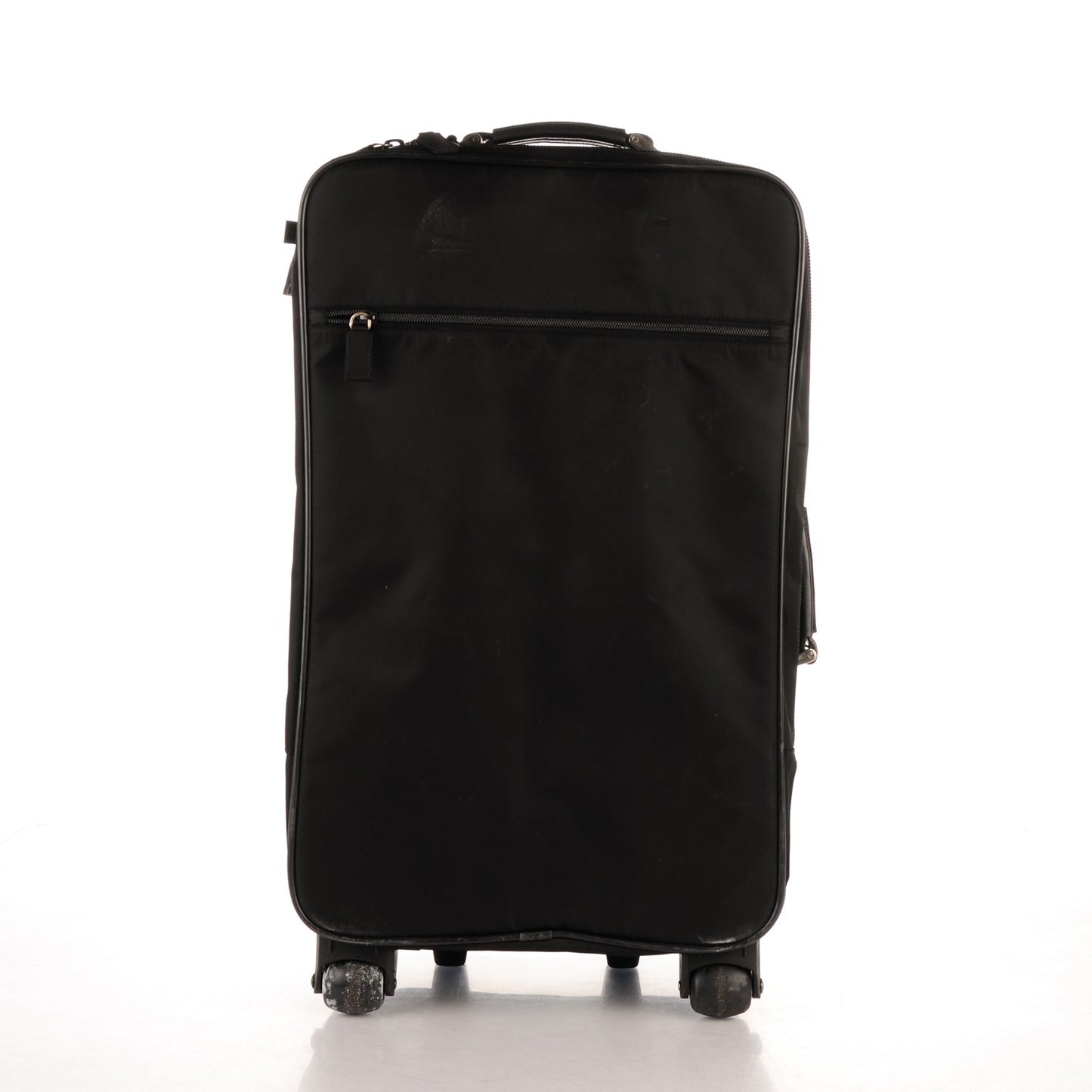Tessuto Saffiano Trolley Luggage Nero Black