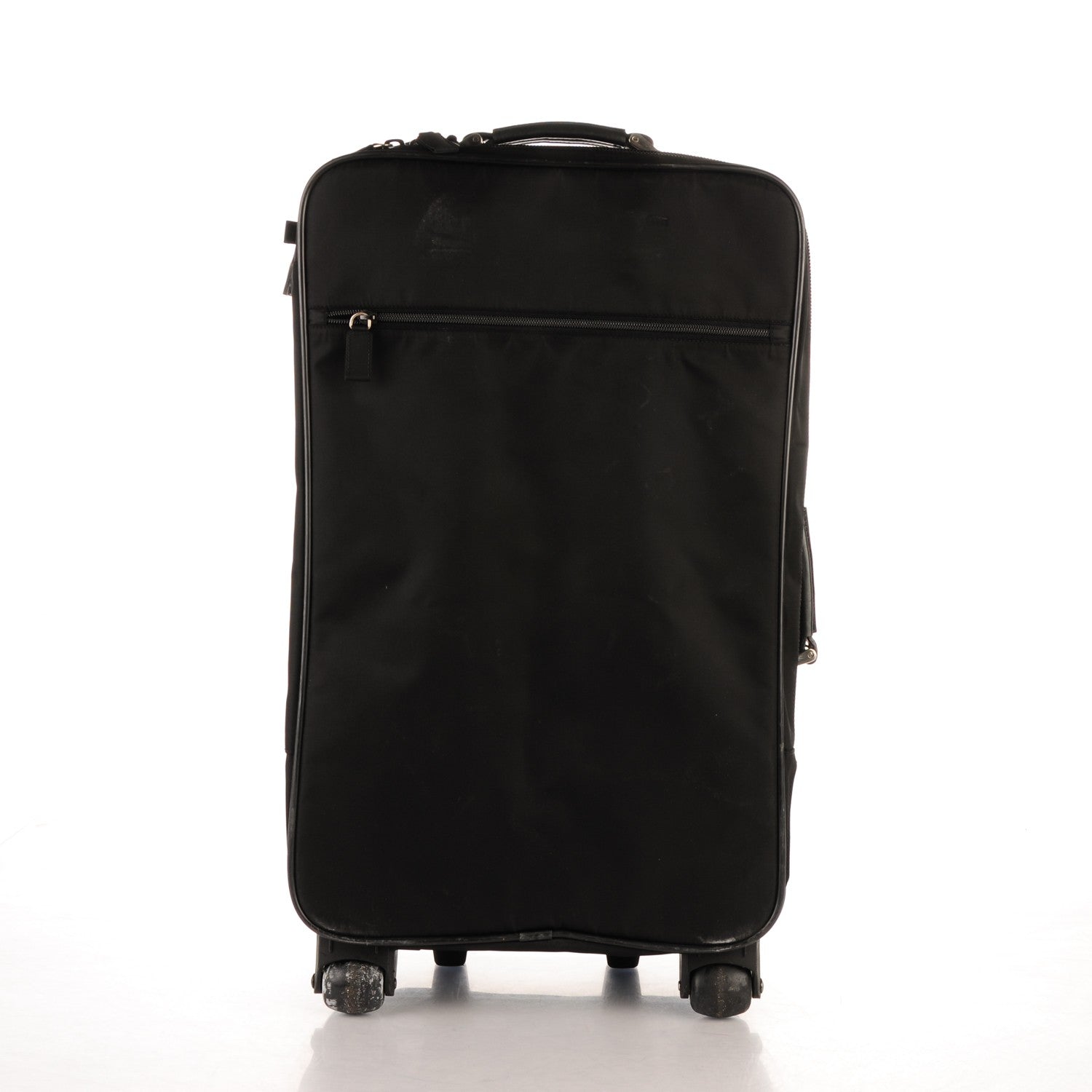 Prada Tessuto Saffiano Trolley Luggage Nero Black 4 of 8