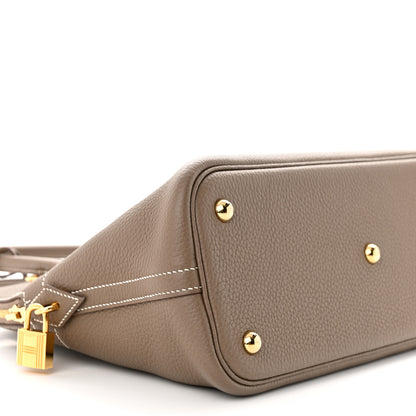 Hermes Taurillon Clemence Bolide 31 Etoupe 9 of 11