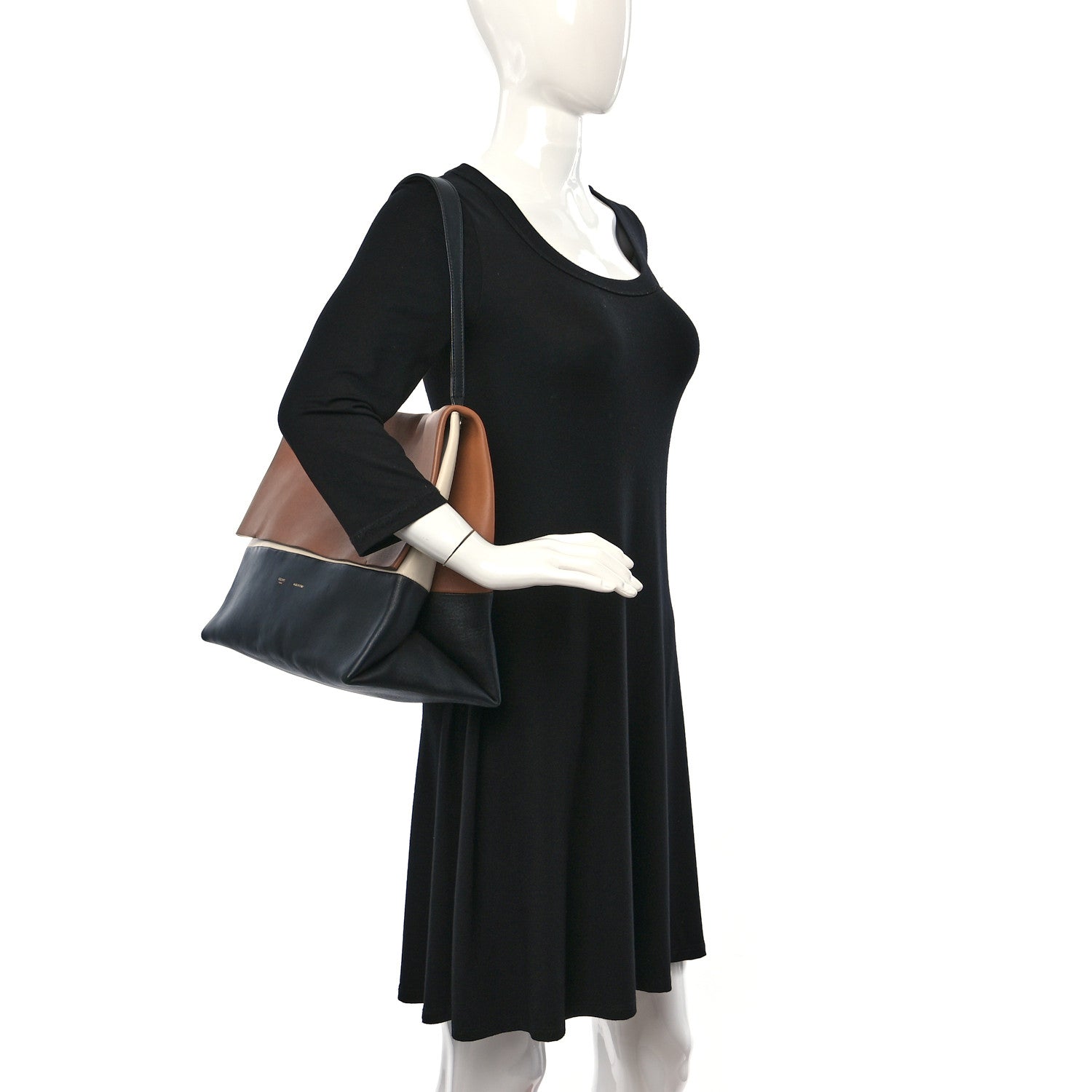 Celine Calfskin All Soft Shoulder Bag Tan 2 of 10