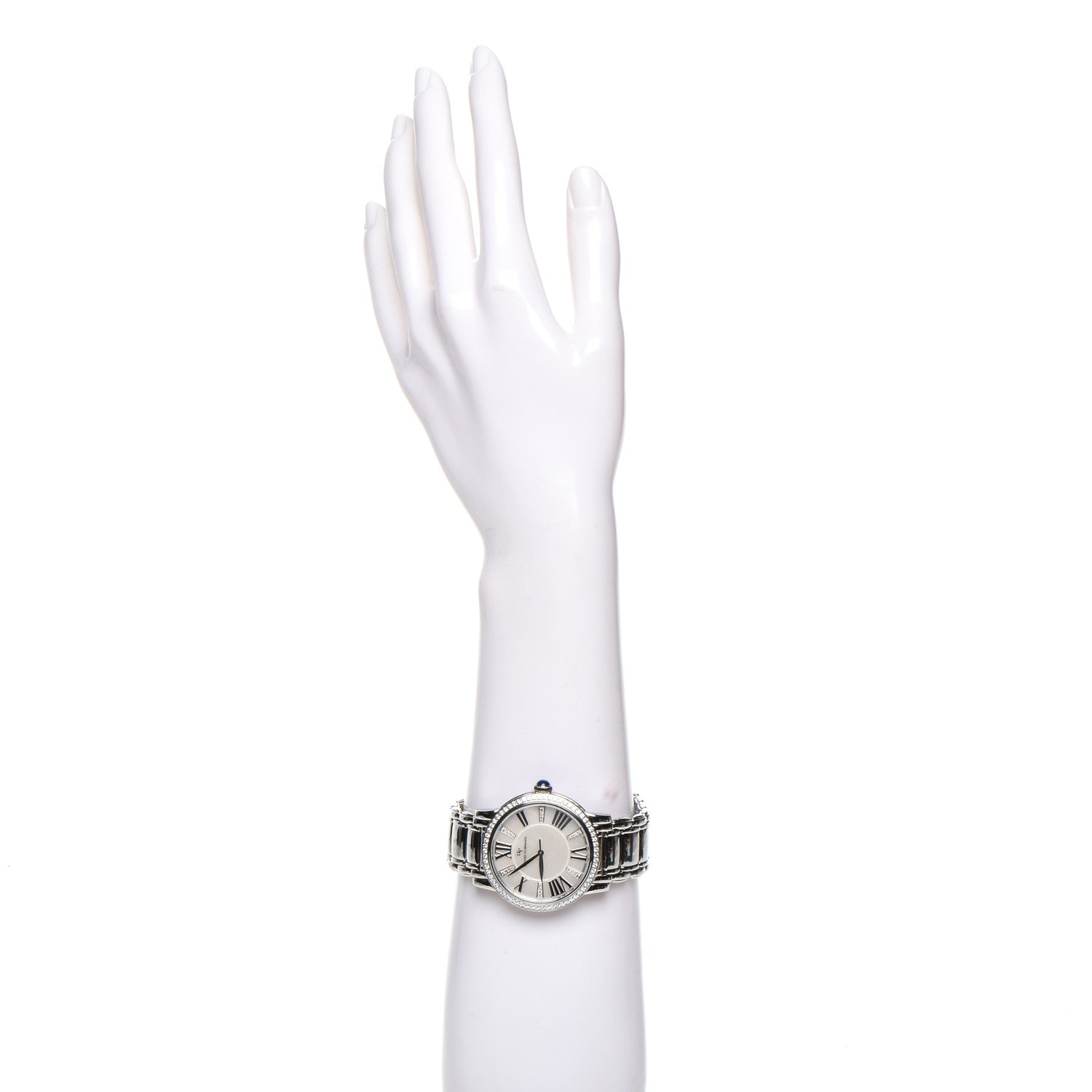 David Yurman Stainless Steel Diamond Bezel Mother of Pearl 38mm Classic Quartz Watch 2 of 8