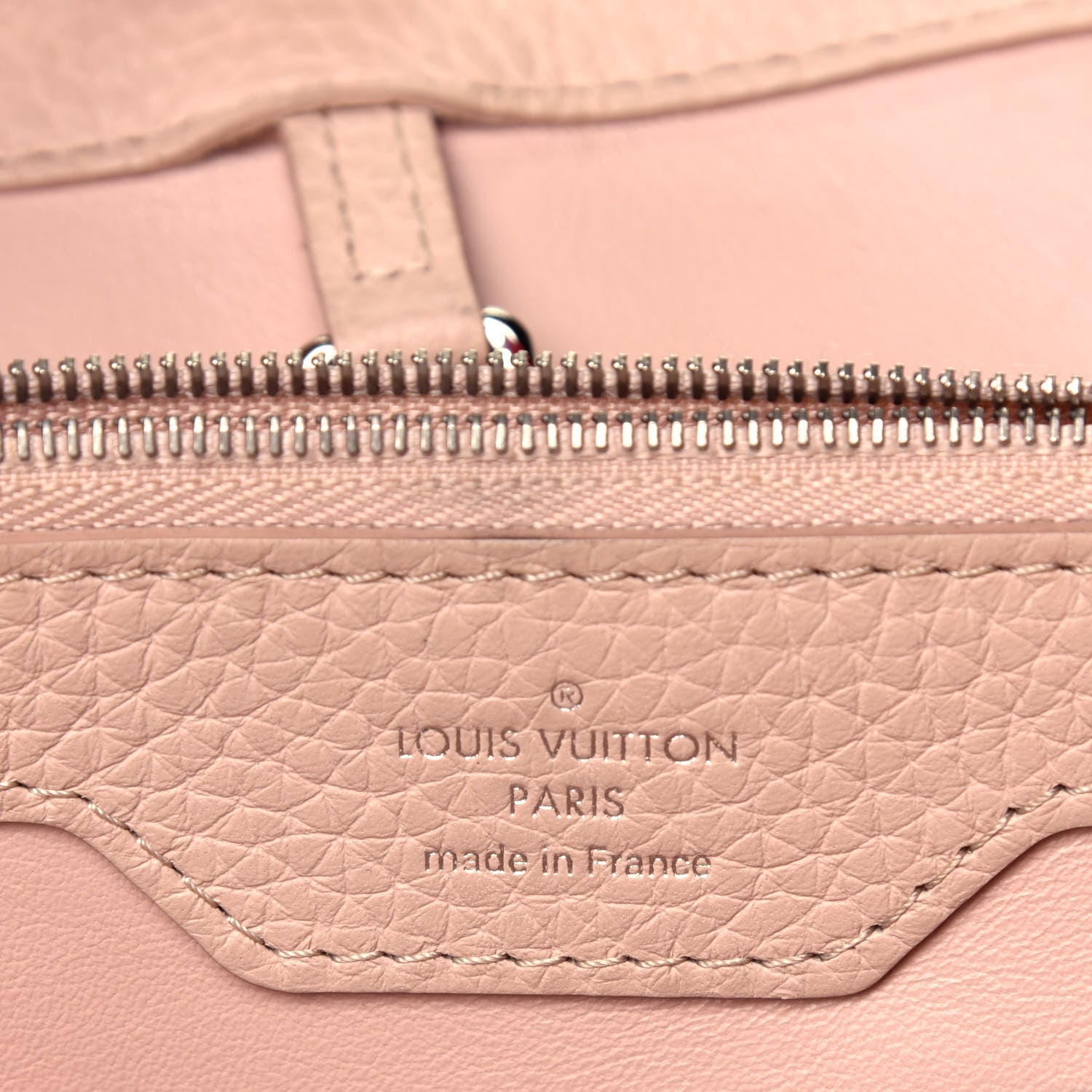 Louis Vuitton Taurillon Capucines MM Rubis 6 of 9