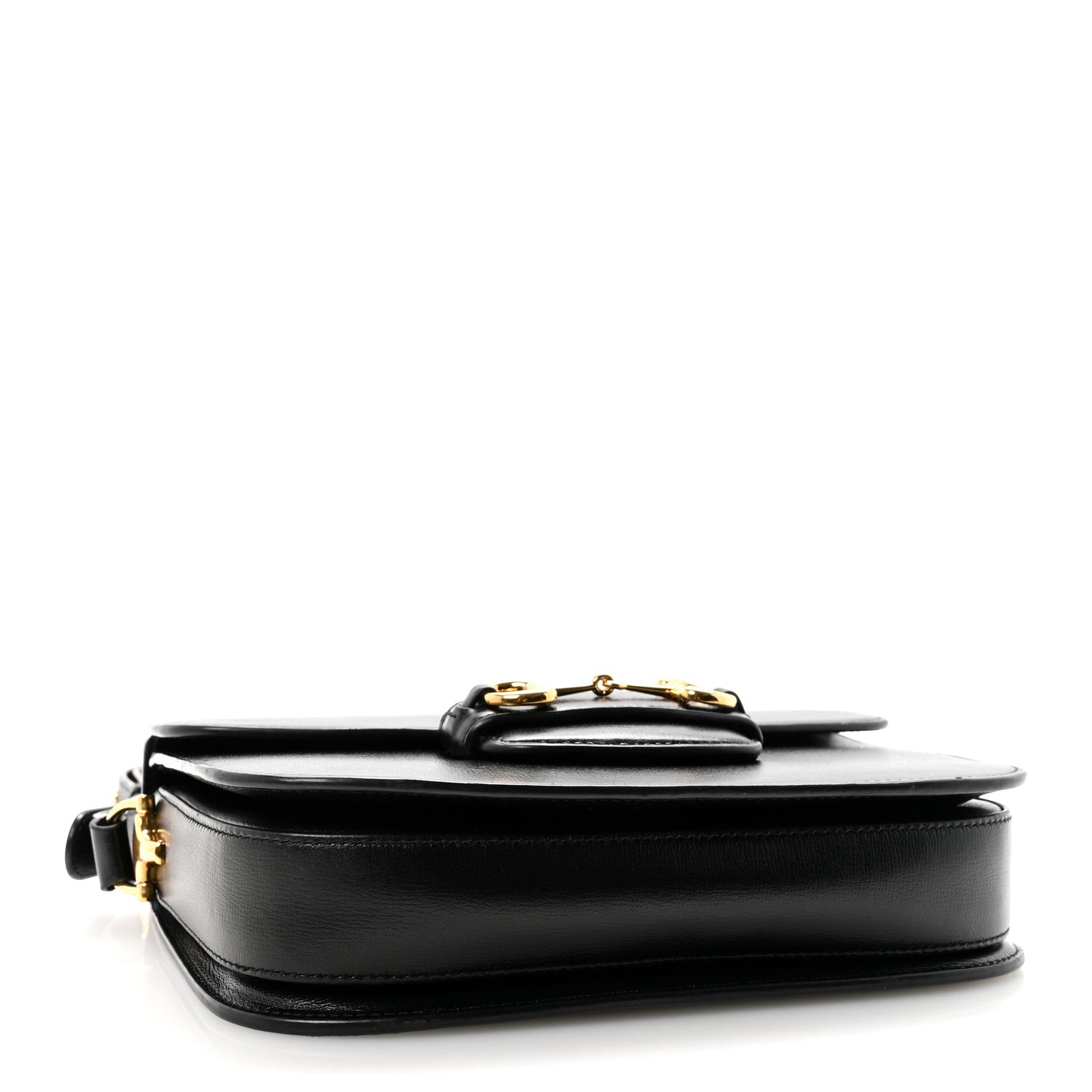 Gucci Azalea Calfskin Horsebit 1955 Shoulder Bag Black 4 of 10