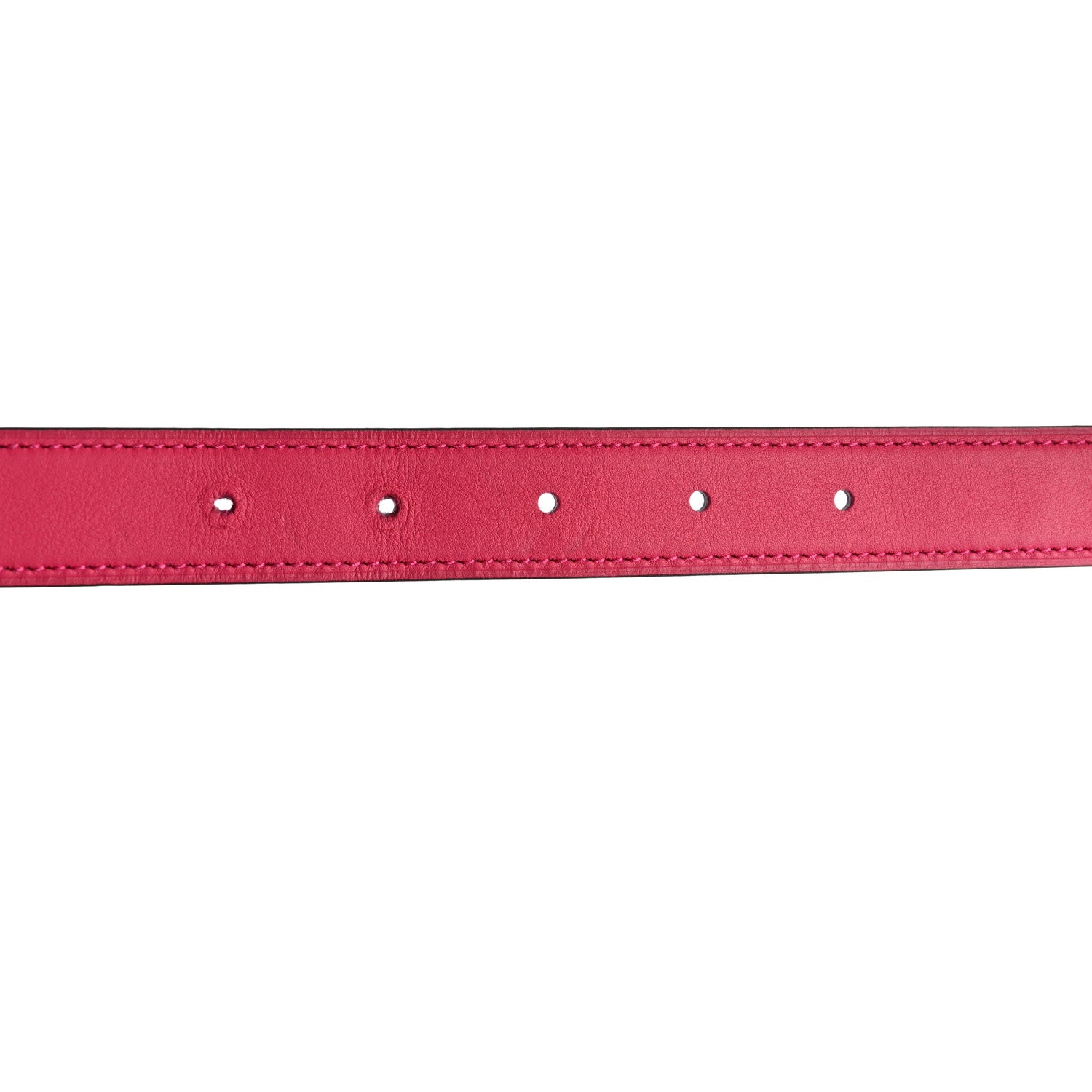 Hermes Epsom Swift 32mm H Belt 90/36 Rose Mexico Anemone 5 of 8