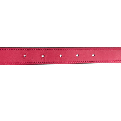 Hermes Epsom Swift 32mm H Belt 90/36 Rose Mexico Anemone 5 of 8