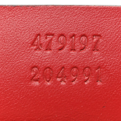 Gucci GG Supreme Monogram Medium Padlock Tote Hibiscus Red 7 of 13